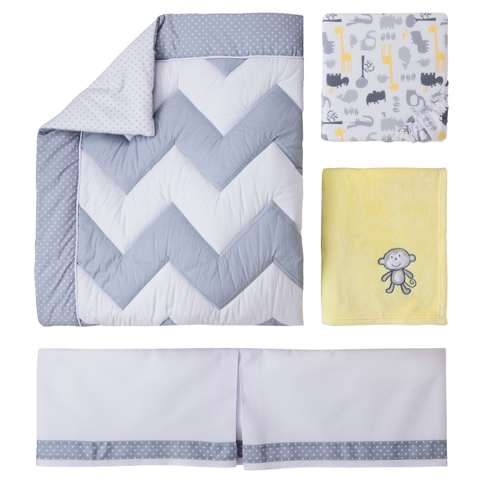 Zigs n Zags 4pc Crib Bedding Set by Circo