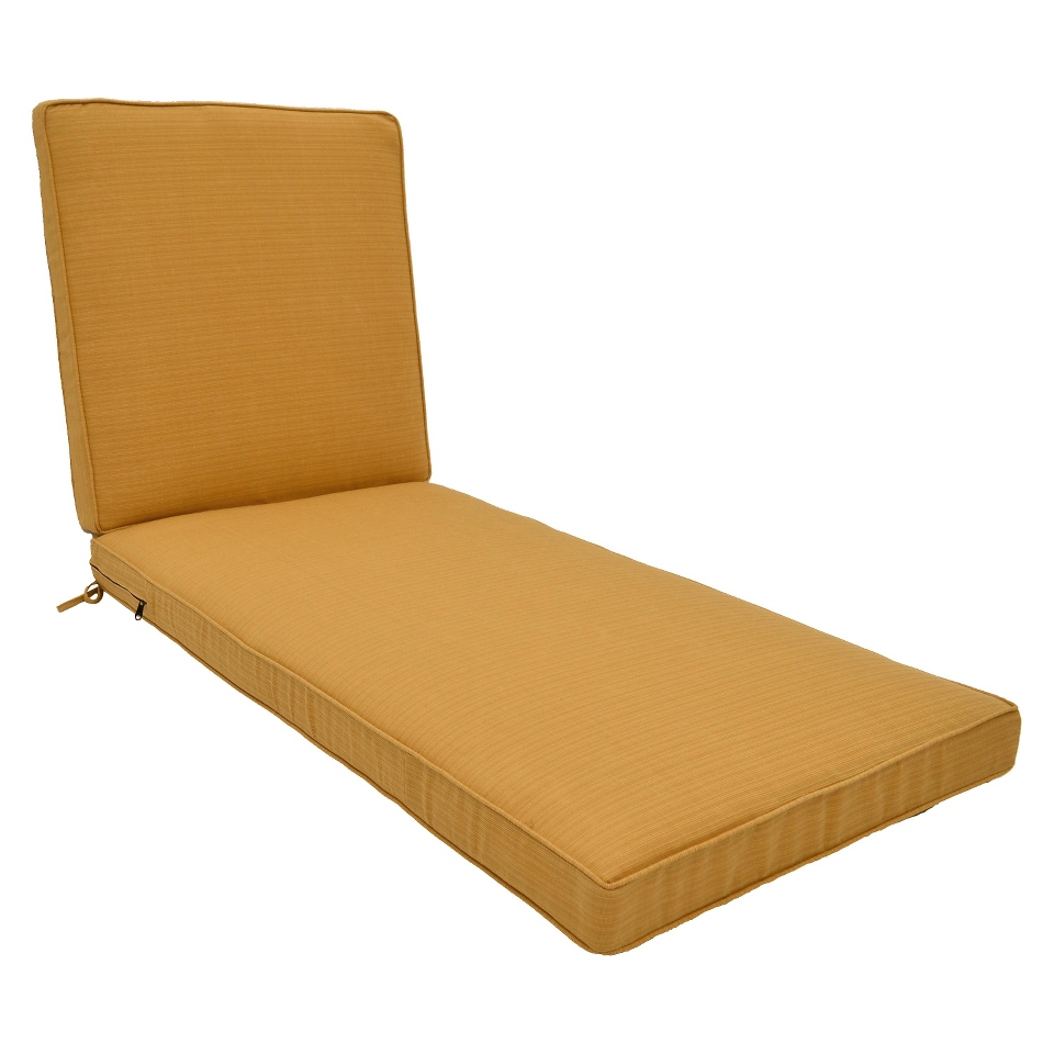 Threshold Rolston Replacement Chaise Cushion   Yellow Textured