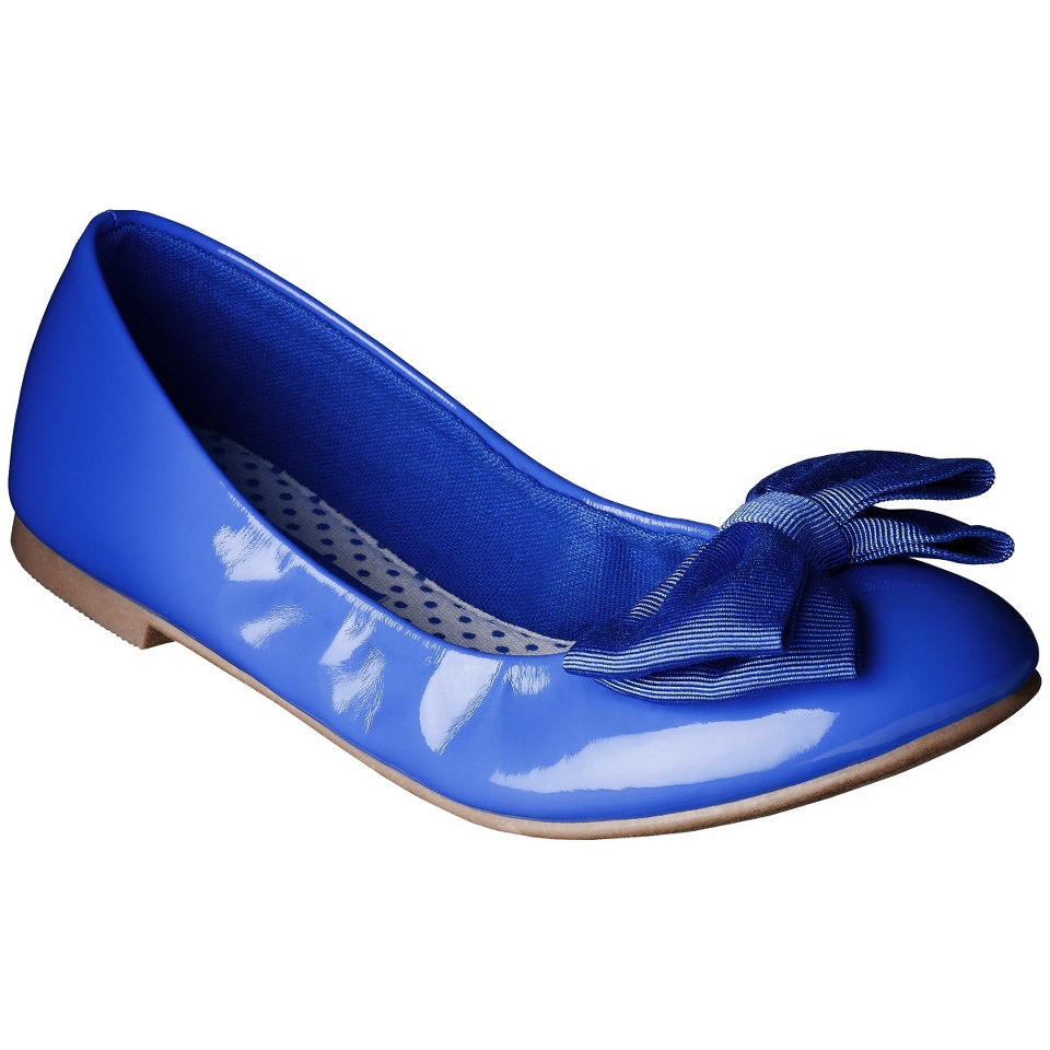 Girls Cherokee Felicity Patent Ballet Flat   Blue 6