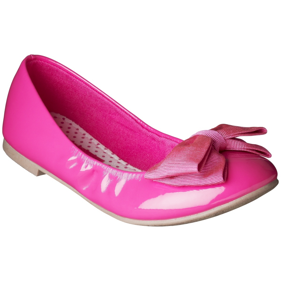 Girls Cherokee Felicity Patent Ballet Shoe   Pink 6