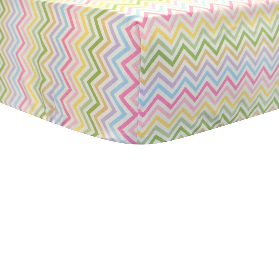 New Arrivals, Inc. Chevron Multi Crib Sheet