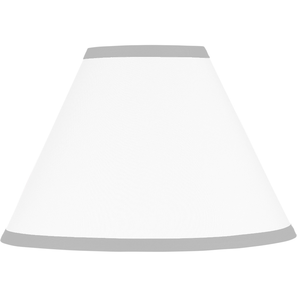 Sweet Jojo Designs Hotel Lamp Shade   White and Gray