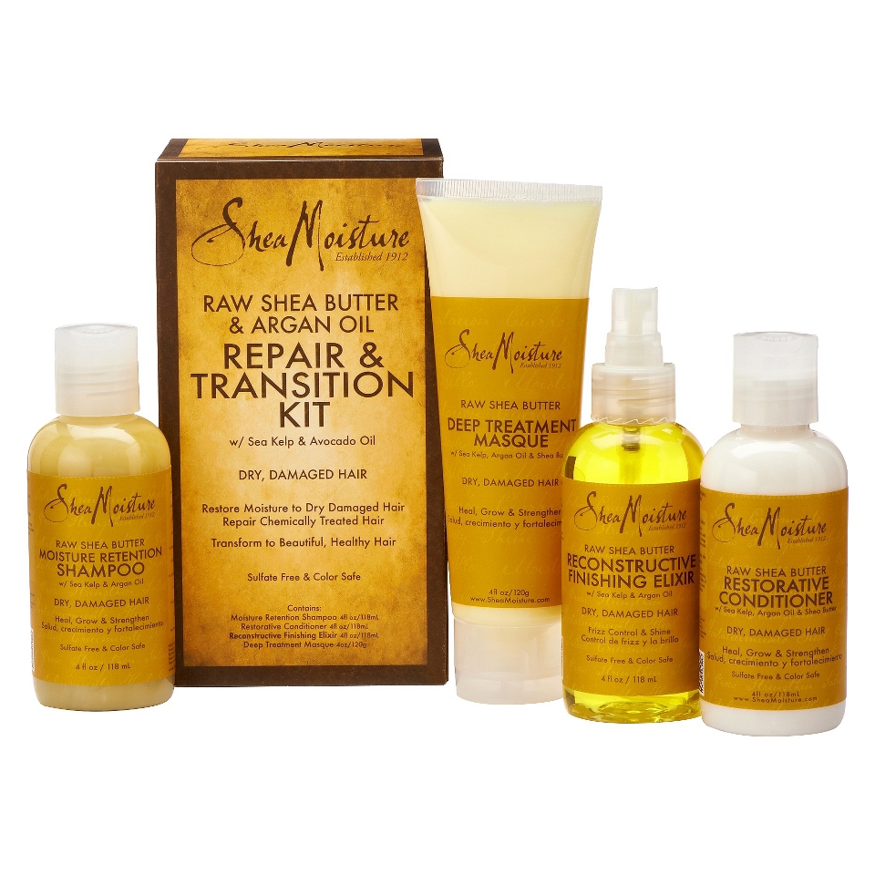 SheaMoisture Raw Shea Butter & Argan Oil Repair & Transition Kit