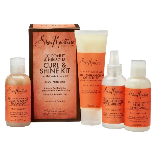 Image result for shea moisture curl and shine kit