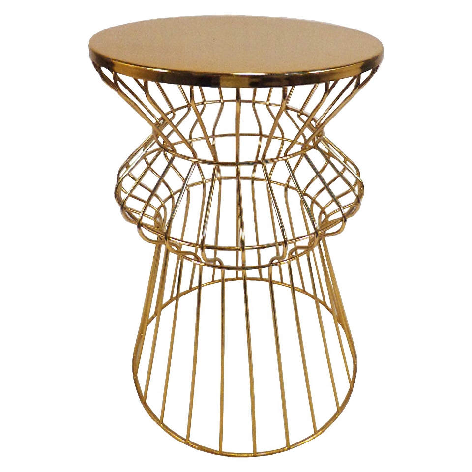 Accent Table Threshold Iron Wire Table