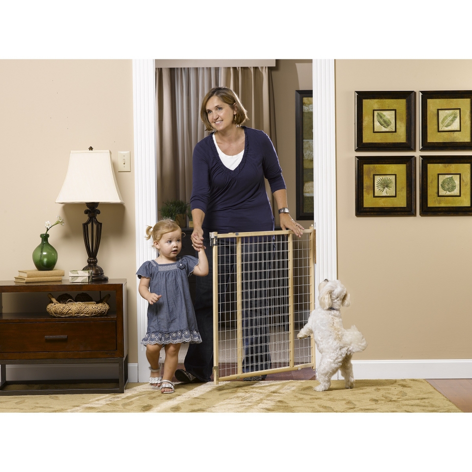 GuardMaster II 380 Tall Wire Mesh Swing Baby and Pet Gate