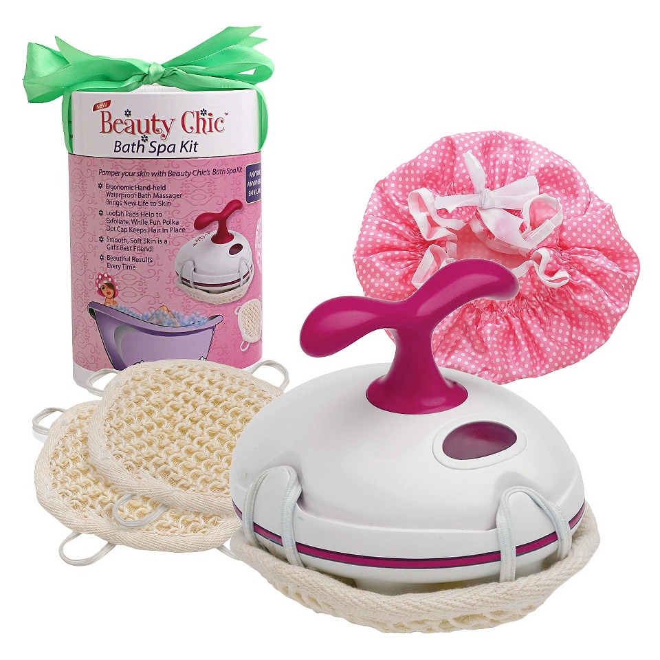 Beauty Chic Bath Spa Kit   Pink/White