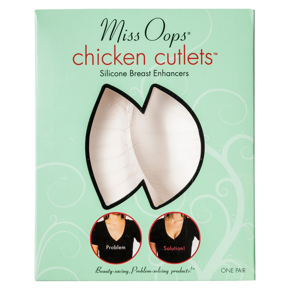 Miss Oops Womens Chicken Cutlets   Clear One Pair