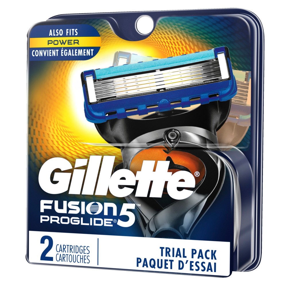 Gillette Fusion5 ProGlide Menâ€™s Razor Blade Refills - 2ct