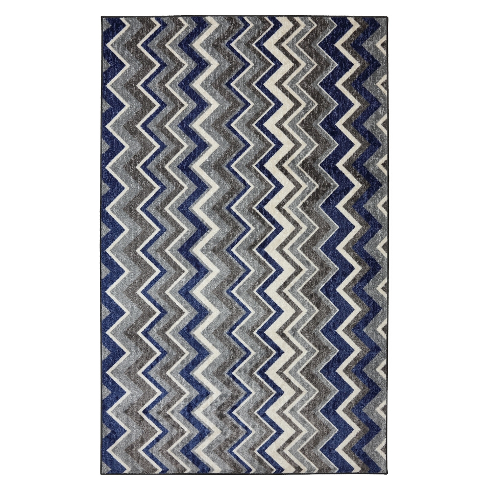 Mohawk Home Felicity Ziggidy Area Rug   Blue (5x8)