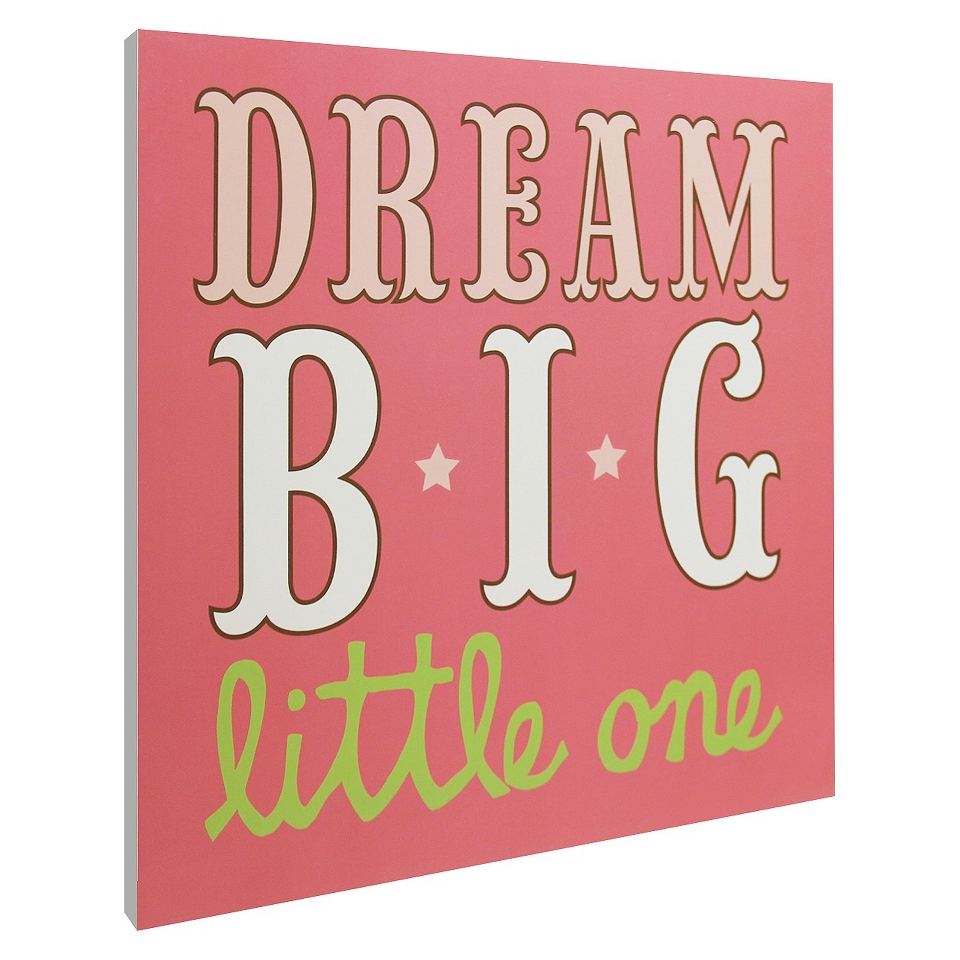 Dream Big Wall Art   Pink