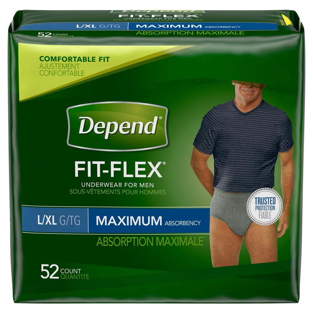 UPC 036000367089 product image for Depend Large and Extra Large Underwear for Men - 52 Count | upcitemdb.com