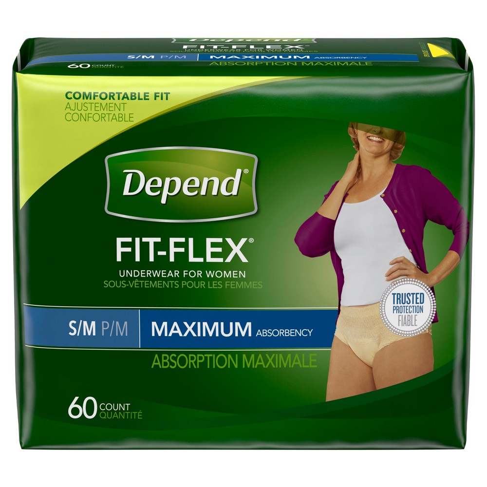 UPC 036000367027 product image for Depend Small and Medium Underwear for Women - 60 Count | upcitemdb.com