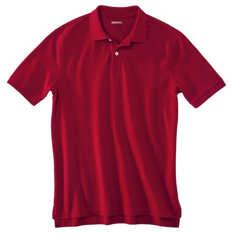Mens Classic Fit Polo Shirt Carmen Red XLT