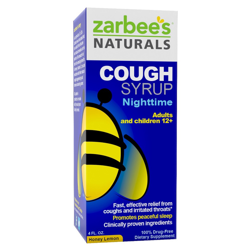 UPC 898115002312 product image for Zarbee's Naturals Adult Nighttime Honey Lemon Cough Syrup - 4.0 oz | upcitemdb.com