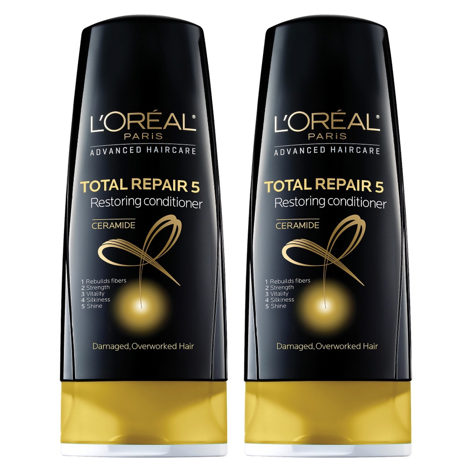 LOreal Advanced Haircare Total Repair 5 Restoring Conditioner   2 pack bundle