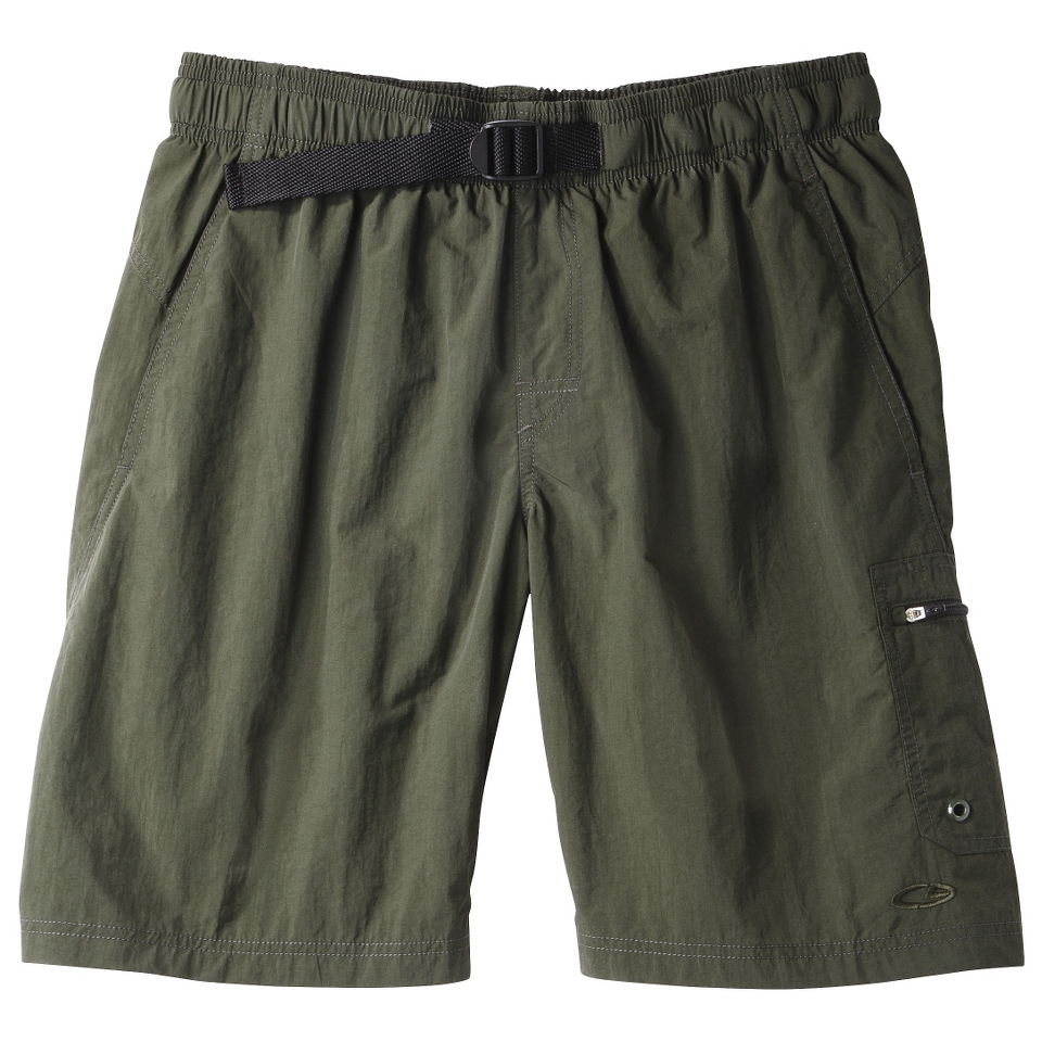 C9 by Champion Mens 9 Hybrid Swim Shorts   Safari Green L