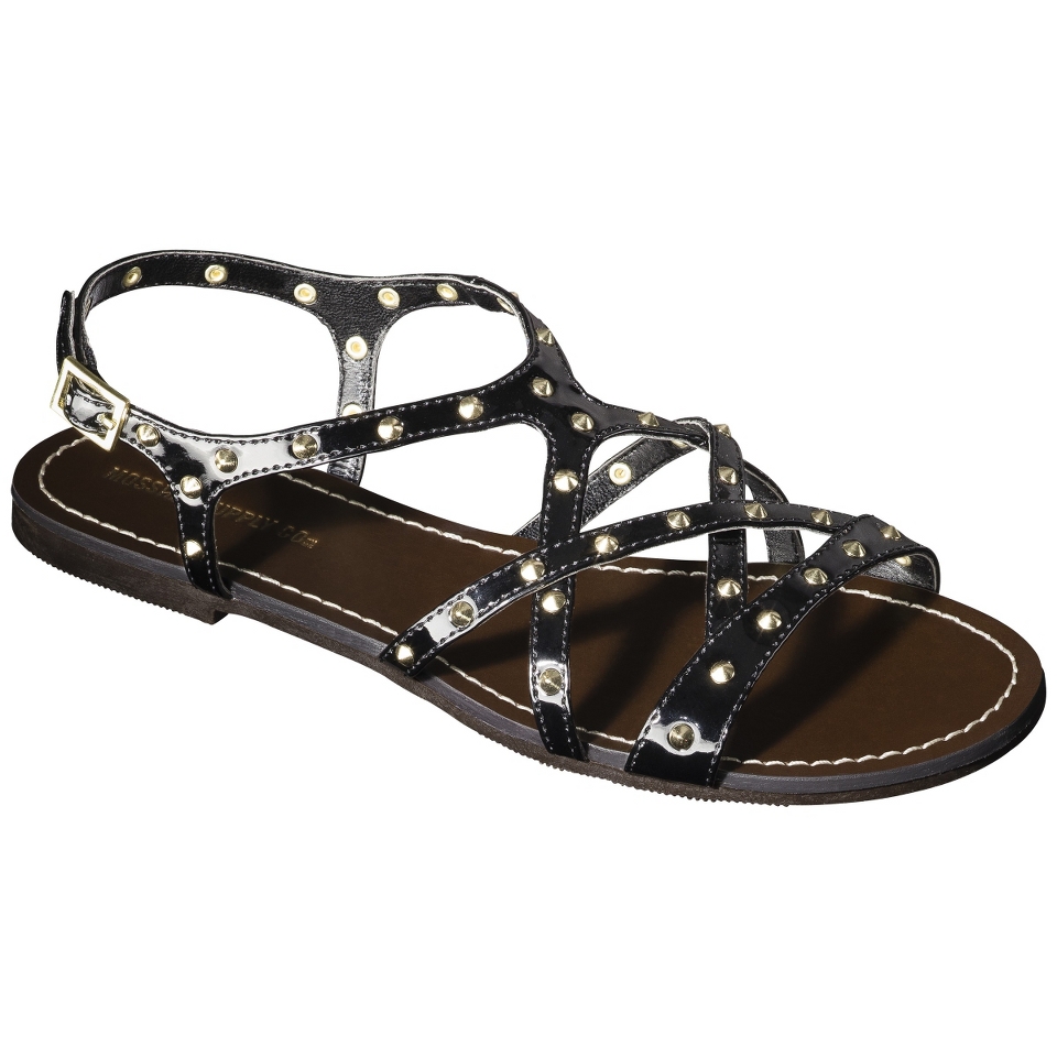 Womens Mossimo Supply Co. Leonore Flat Sandal   Black 5 6