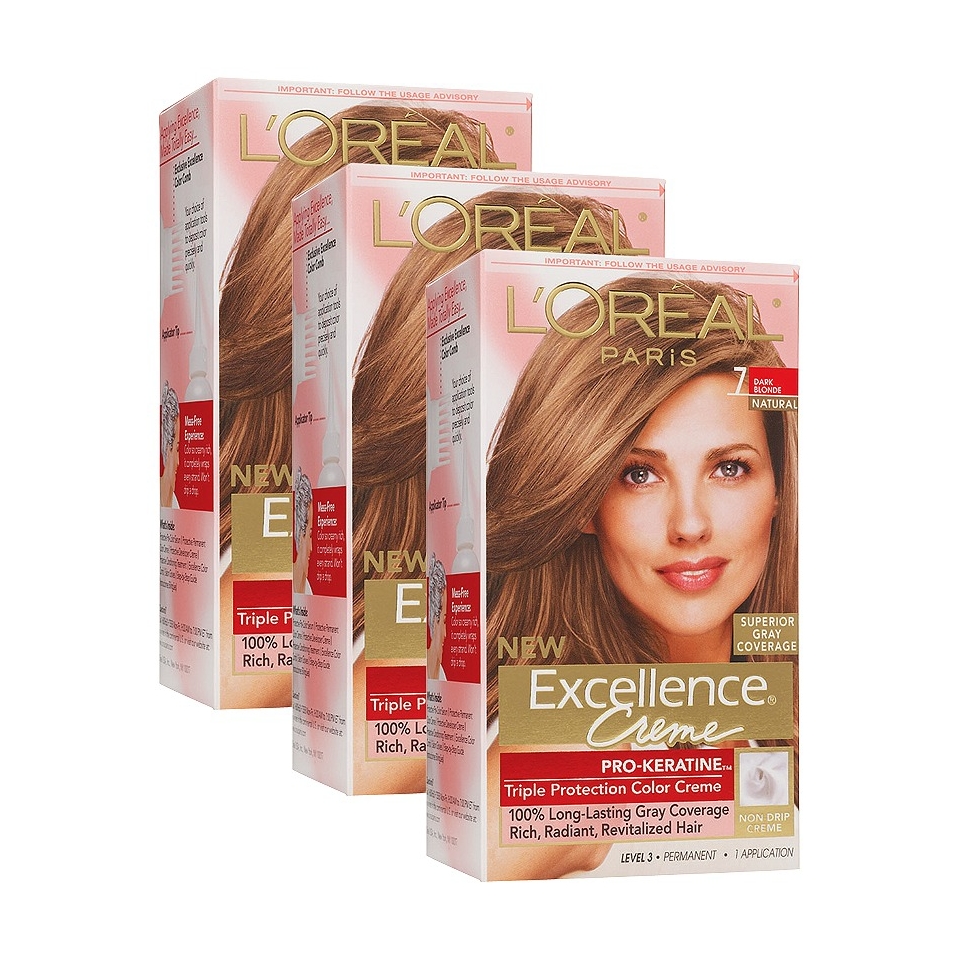 LOreal Paris Excellence Hair Color Bundle   Dark Blonde