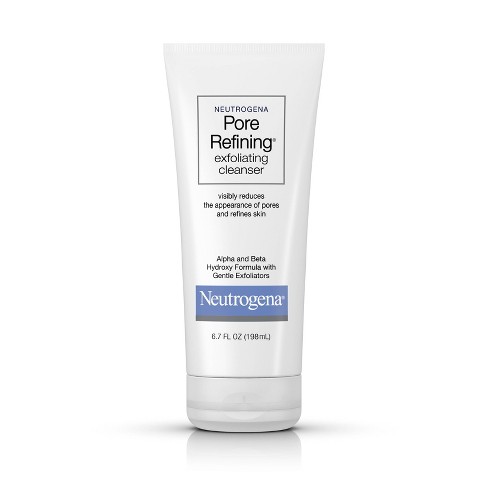neutrogena pore cleanser refining exfoliating face wash cleansers facial oz fl deep clean skin mask shine control last target toners
