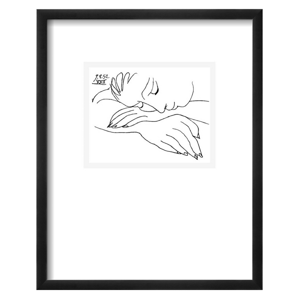 Art   Sleeping Woman Framed Art Print