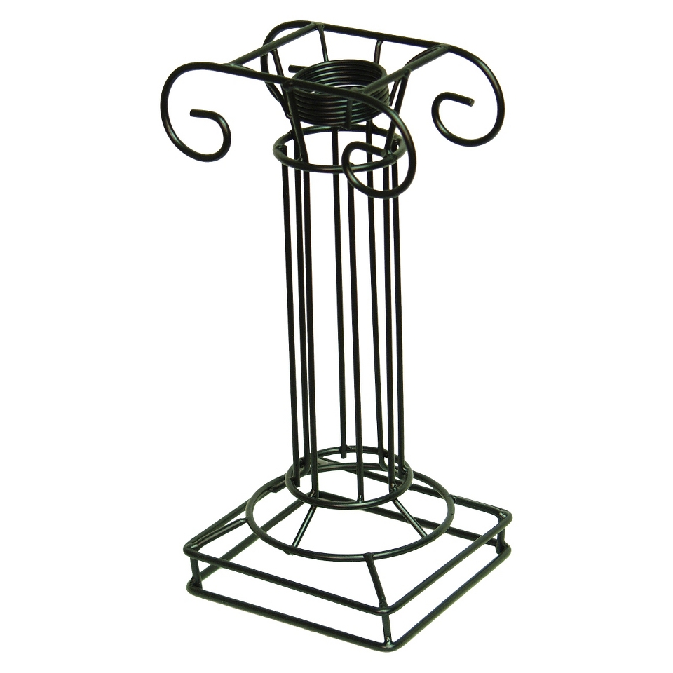 Ionic Iron Globe Pedestal   Black