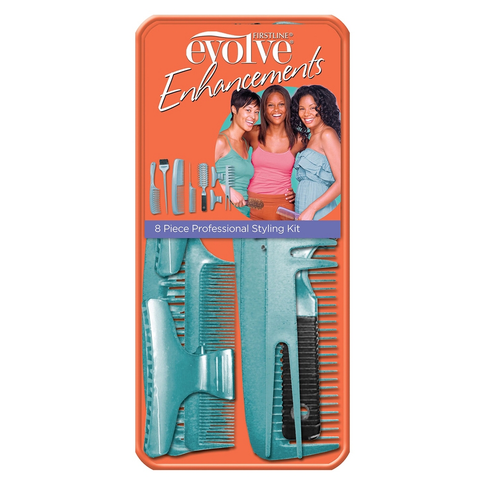 Evolve 8 Piece Styling Kit   Turquoise