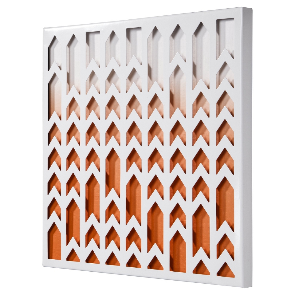 Chevron Ombre Tile   Orange