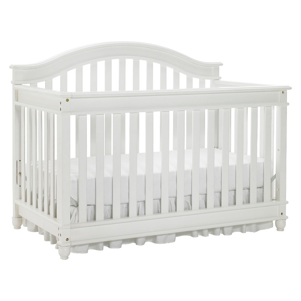 Europa Baby Palisades Convertible Crib   Classic White