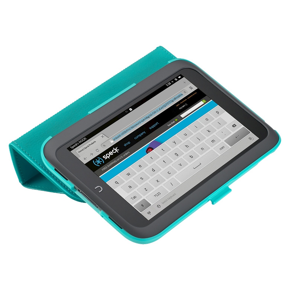 Speck Fit Folio Case for Nook HD   Blue (SPK A2001)