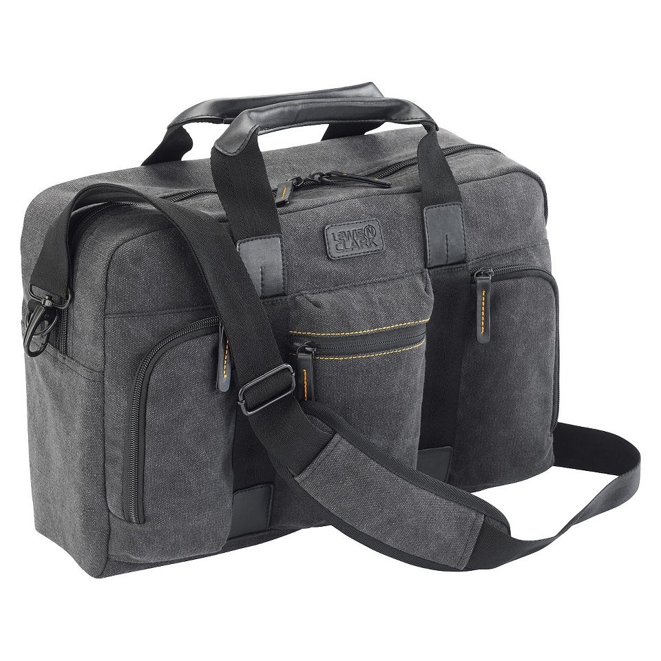 Lewis N. Clark Urban Gear Briefcase Travel Bag   Grey