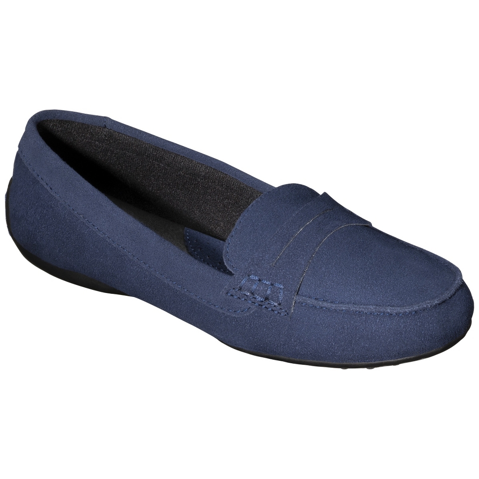 Womens Merona Mallory Driver Moc   Navy 5.5