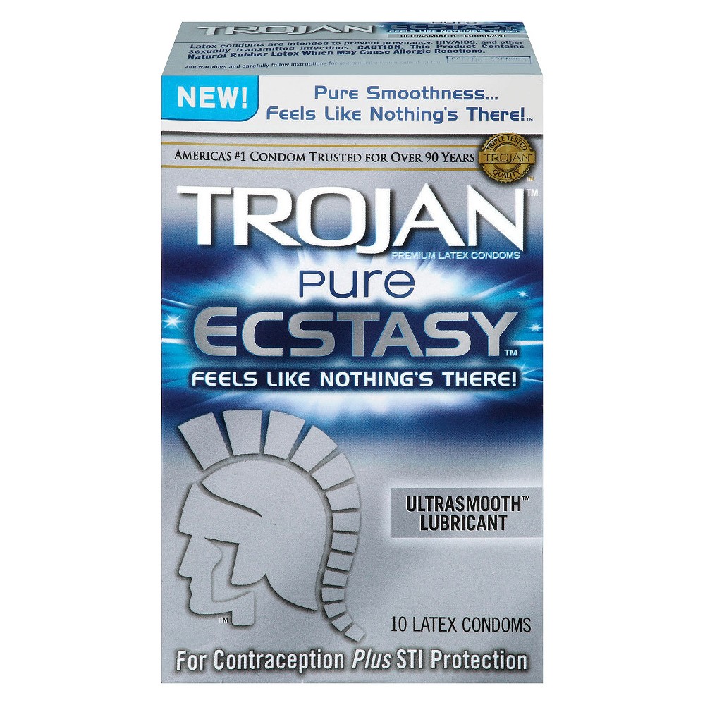 UPC 022600998563 product image for Trojan Pure Ecstasy Ultrasmooth Lubricant Condoms - 10 Count | upcitemdb.com