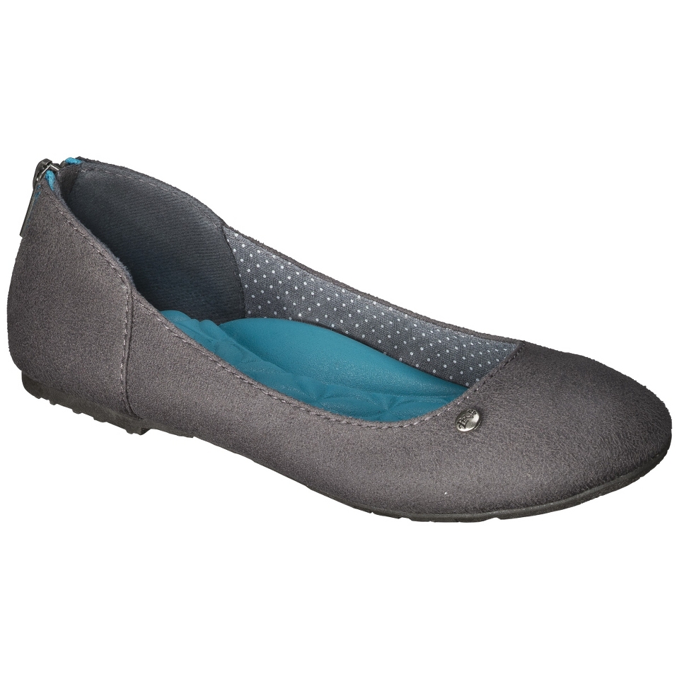 Womens Mad Love Leslie Flat   Grey 8