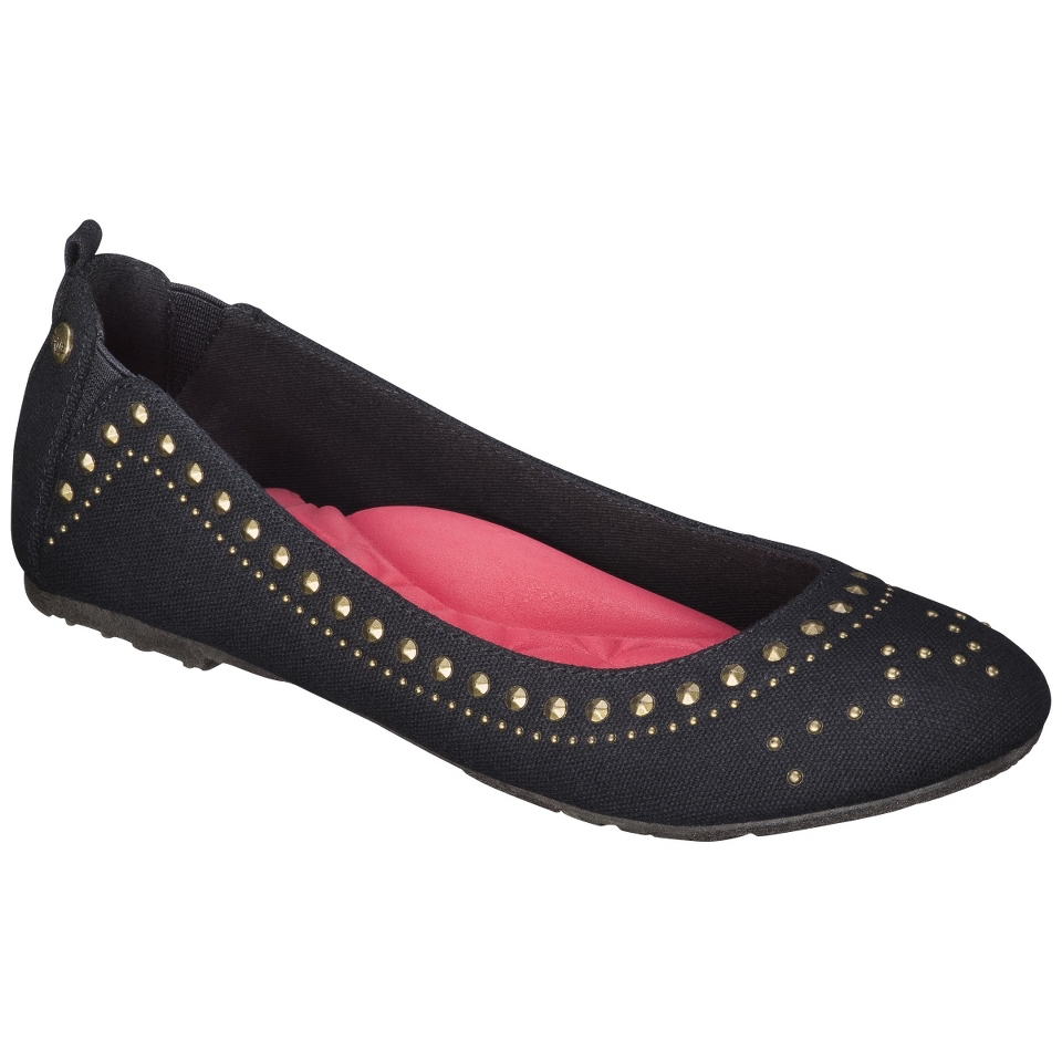 Womens Mad Love Leslie Flat   Black 5 6