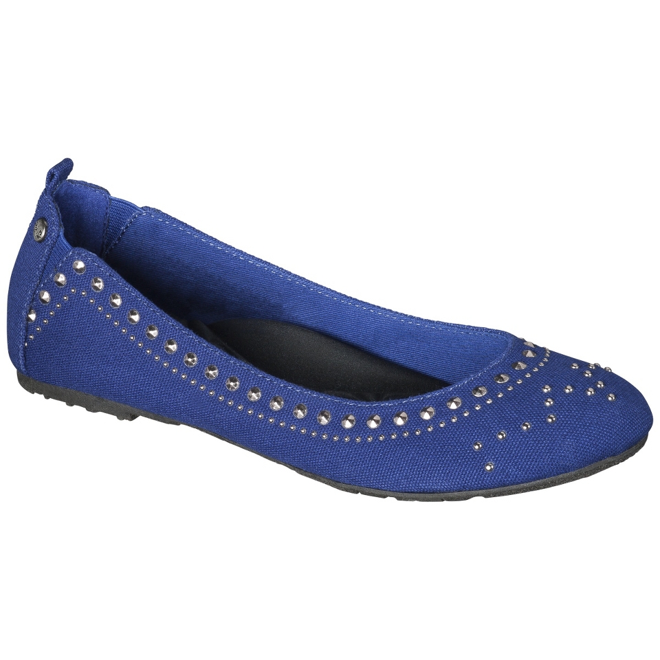 Womens Mad Love Leslie Flat   Blue 5 6