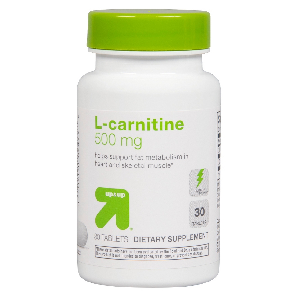 up&up L Carnitine 500 mg Tablets   30 Count