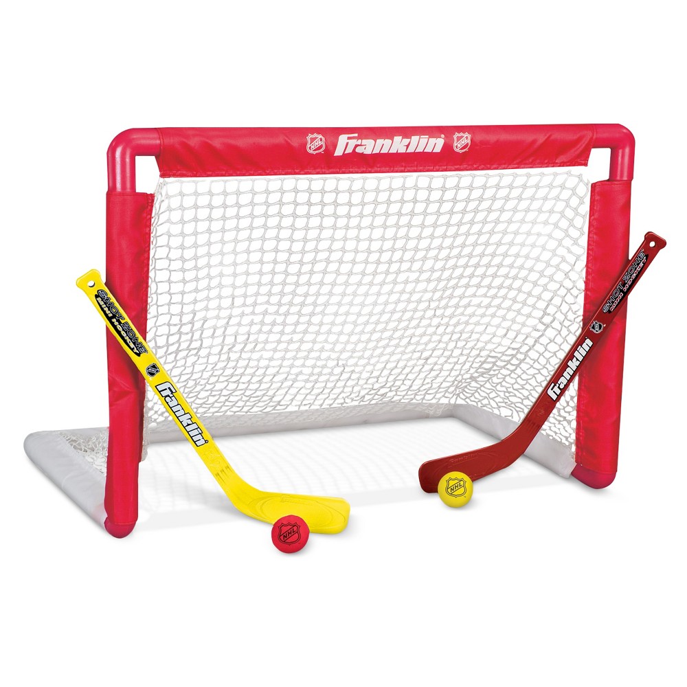 Franklin Sports NHL Mini Hockey Goal Set, Multi-Colored