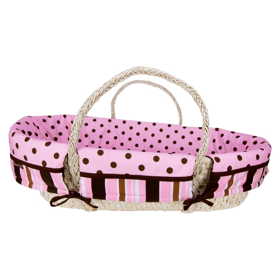 Moses Basket Set   Maya Pink by Lab