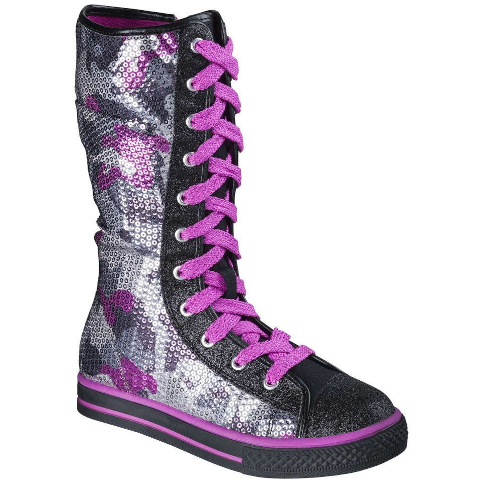 Girls Circo Gemma Sequin Fashion Boots   Purple 2
