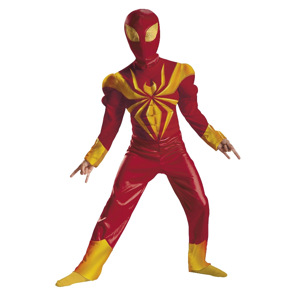 Boys Ultimate Iron Spider Man Classic Muscle Costume