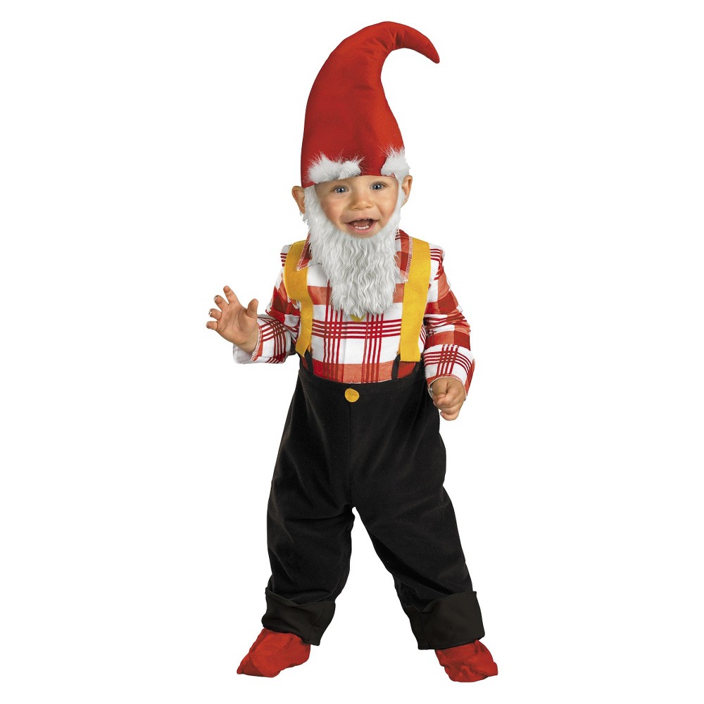 Baby/Toddler Garden Gnome Costume 2T-4T, Toddler Boys, Yellow