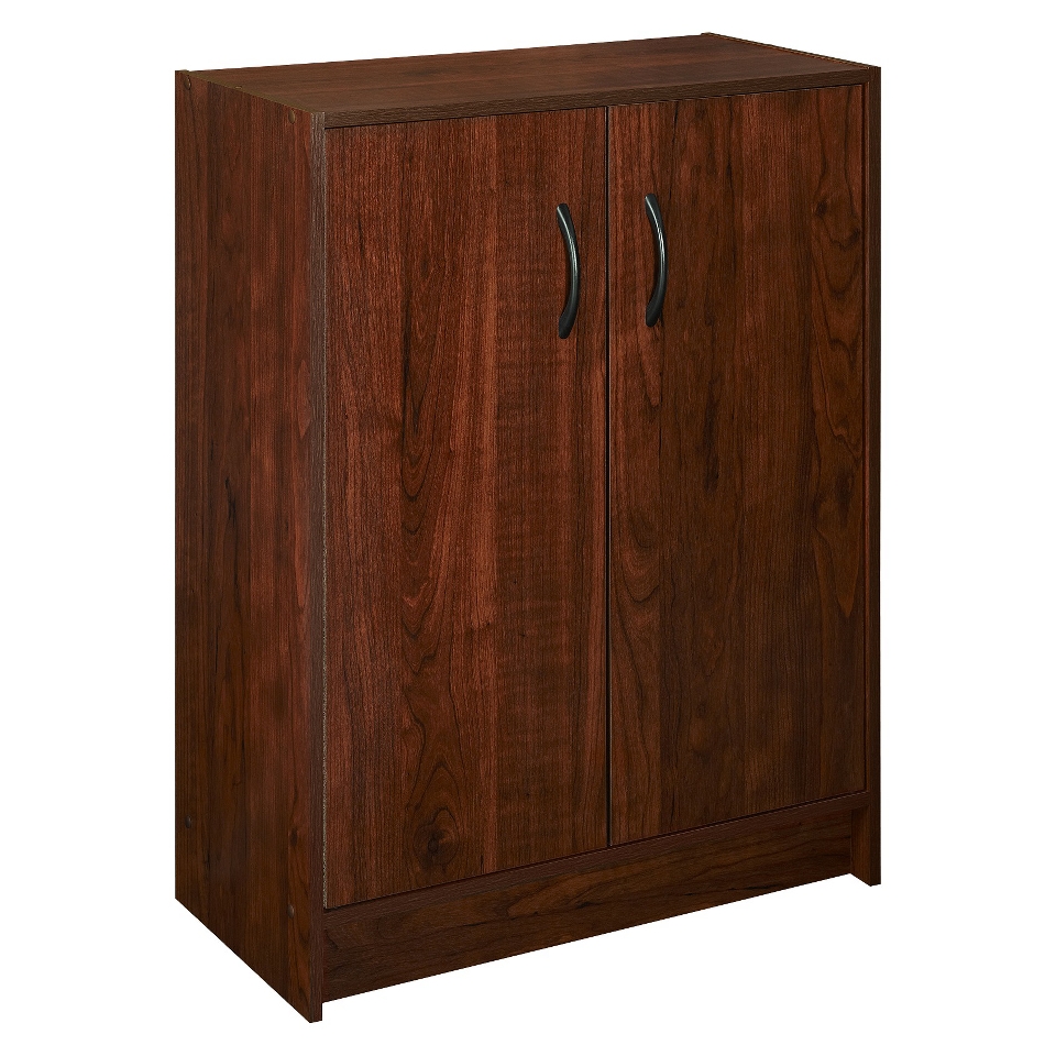 Storage Cabinet ClosetMaid 2 Door Organizer   Dark Red Brown (Cherry)