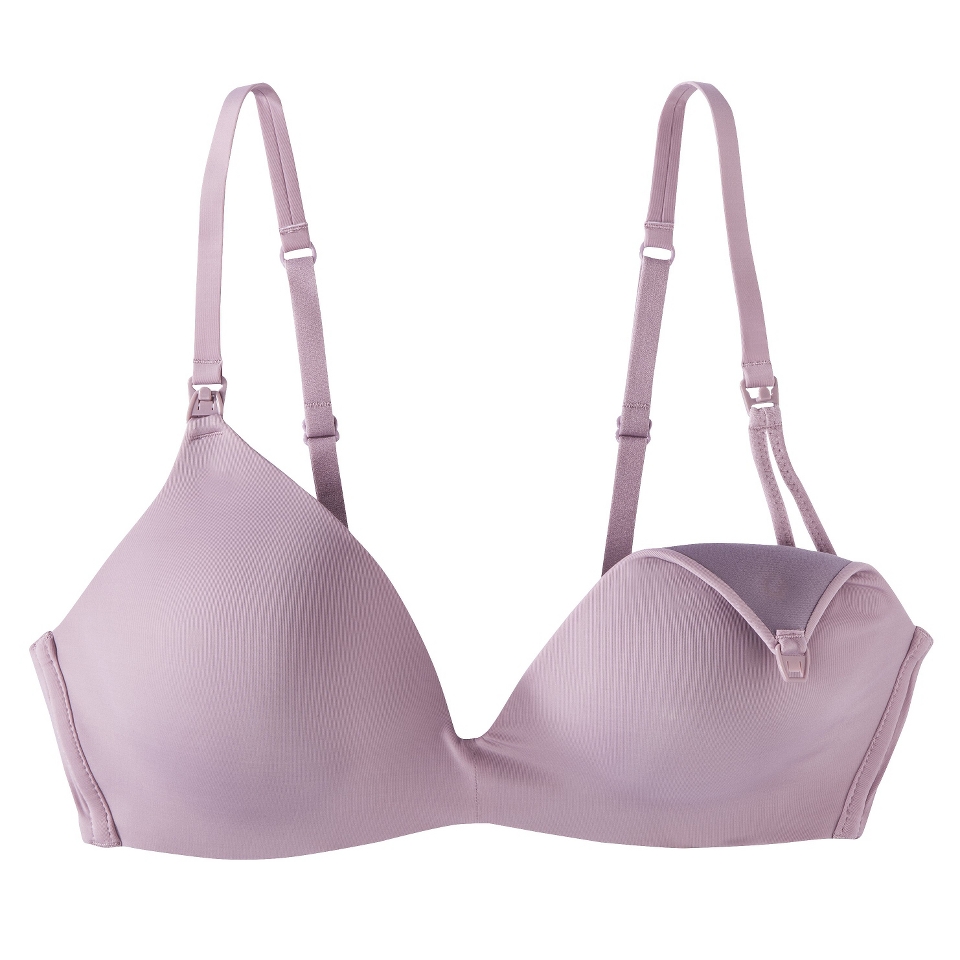 Gilligan & OMalley Womens Wireless Nursing Bra   Orchid 34C