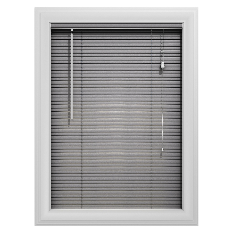 Bali Essentials 1 Aluminum Horizontal Blind   Brushed Aluminum(32x72)