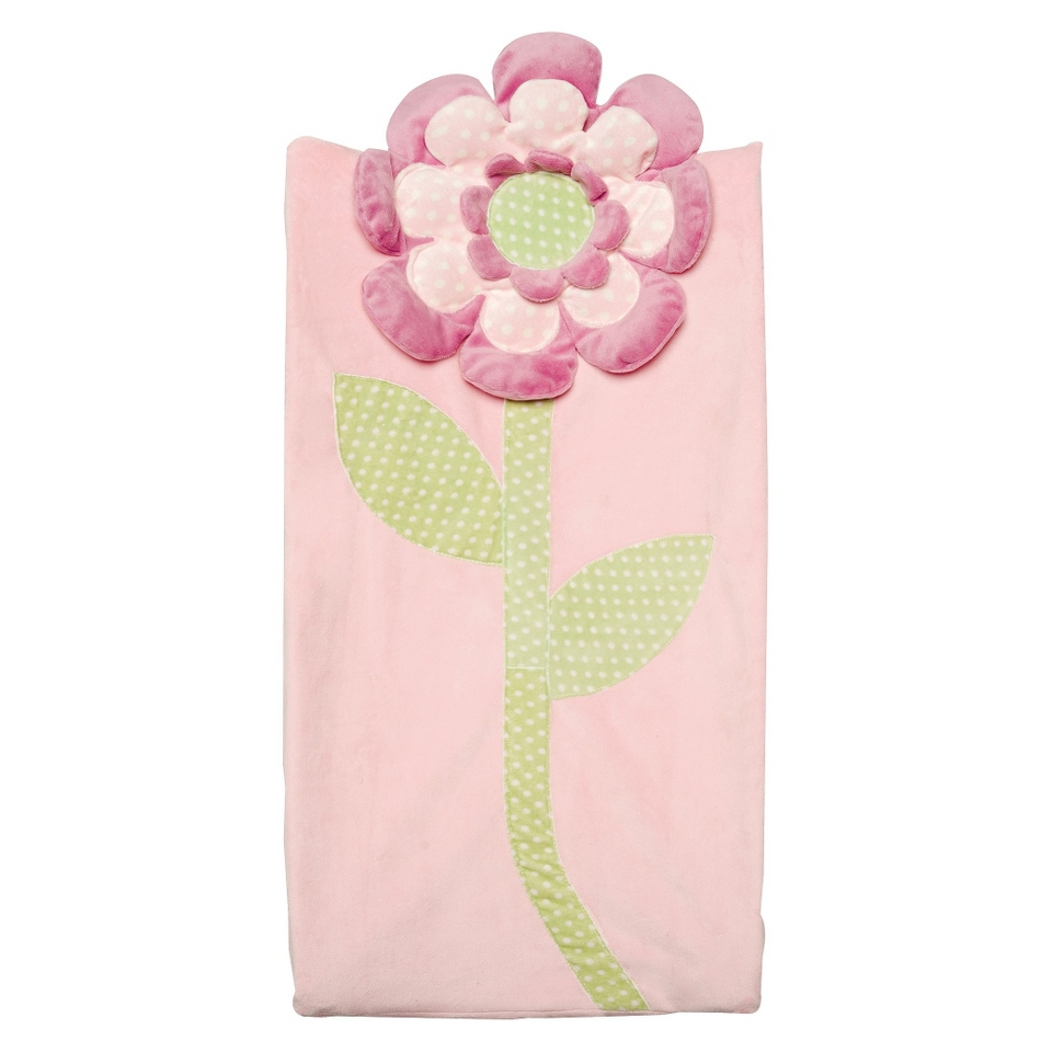 CoCaLo Plushy Flower Changing Pad Cover