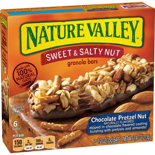 Nature Valley Sweet & Salty Chocolate Pretzel Nut Granola ...