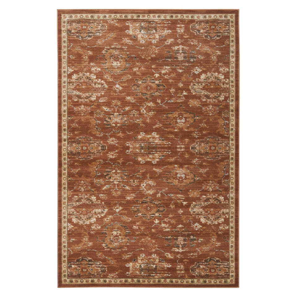 Safavieh Florenteen Area Rug   Rust/Ivory (8x11)