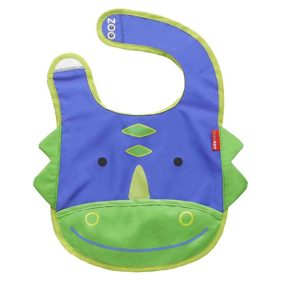 Zoo Tuck Away Bib   Dinosaur by Skip Hop