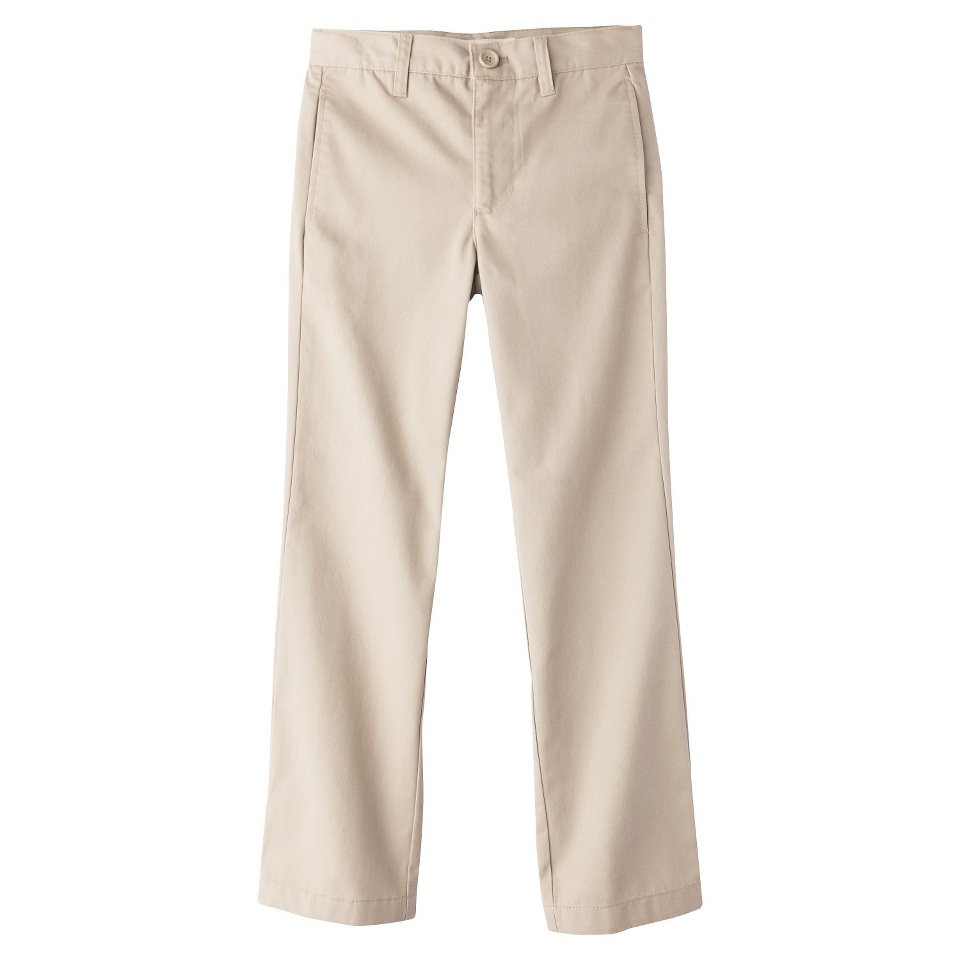 Cherokee Boys Flat Front Pant   Vintage Khaki 4